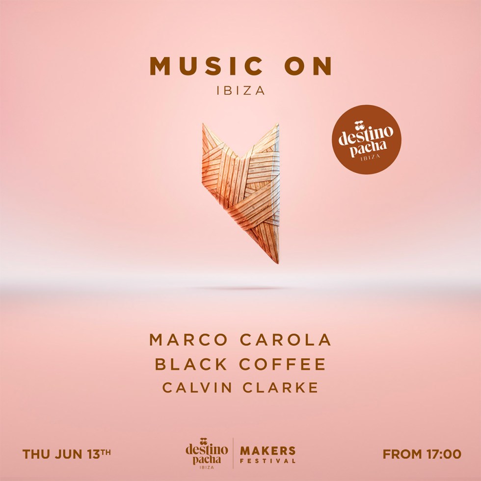 Marco Carola and Black Coffee to perform at Destino Pacha Ibiza